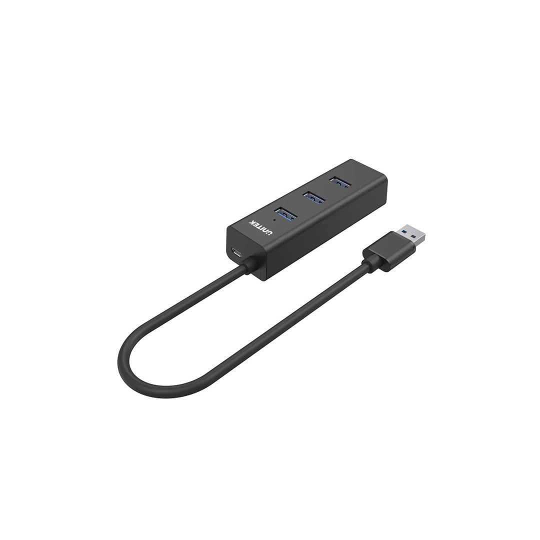 موزع USB 3.0 من Unitek Y-3089V مزود بأربعة منافذ موزع USB 3.0 من Unitek Y-3089V مزود بأربعة منافذ